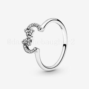 Pandora Minnie Mouse Ears Silhouette Puzzle Ring